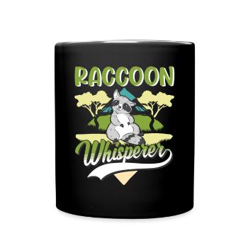 Raton laveur Raton laveur - Mug uni - noir - Devant