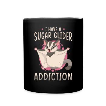 Sugar Glider Saying - Full Colour Mug - black - Front