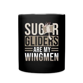 Sugar Glider Saying - Full Colour Mug - black - Front