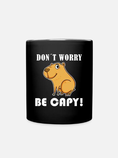 Capybara Wasserschwein Capybaras - Mug uni - noir