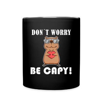 Capybara Wasserschwein Capybaras - Mug uni - noir - Devant