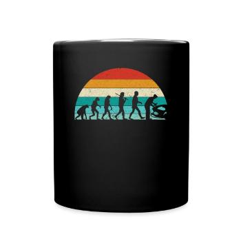 Retro Evolution Mechanic - Mechatronics Technician - Full Colour Mug - black - Front