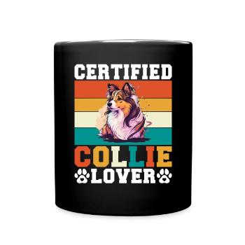 Cadeaux Collie - Mug uni - noir - Devant