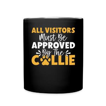 Collie Gifts - Tasse einfarbig - Schwarz - Vorne