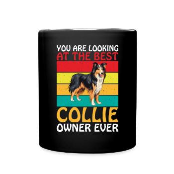 Cadeaux Collie - Mug uni - noir - Devant