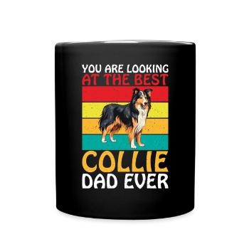 Collie Gifts - Tasse einfarbig - Schwarz - Vorne