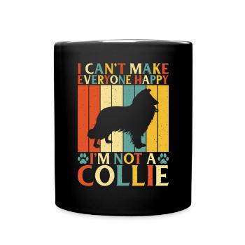 Cadeaux Collie - Mug uni - noir - Devant