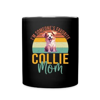 Cadeaux Collie - Mug uni - noir - Devant
