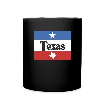Texas Cadeau Huston Austin Dallas El Paso Rodeo - Mug uni - noir - Devant