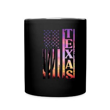 Texas - Mug uni - noir - Devant