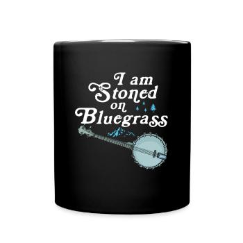 Banjo Shirts For Men Bluegrass Appalachia Folk - Full Colour Mug - black - Front