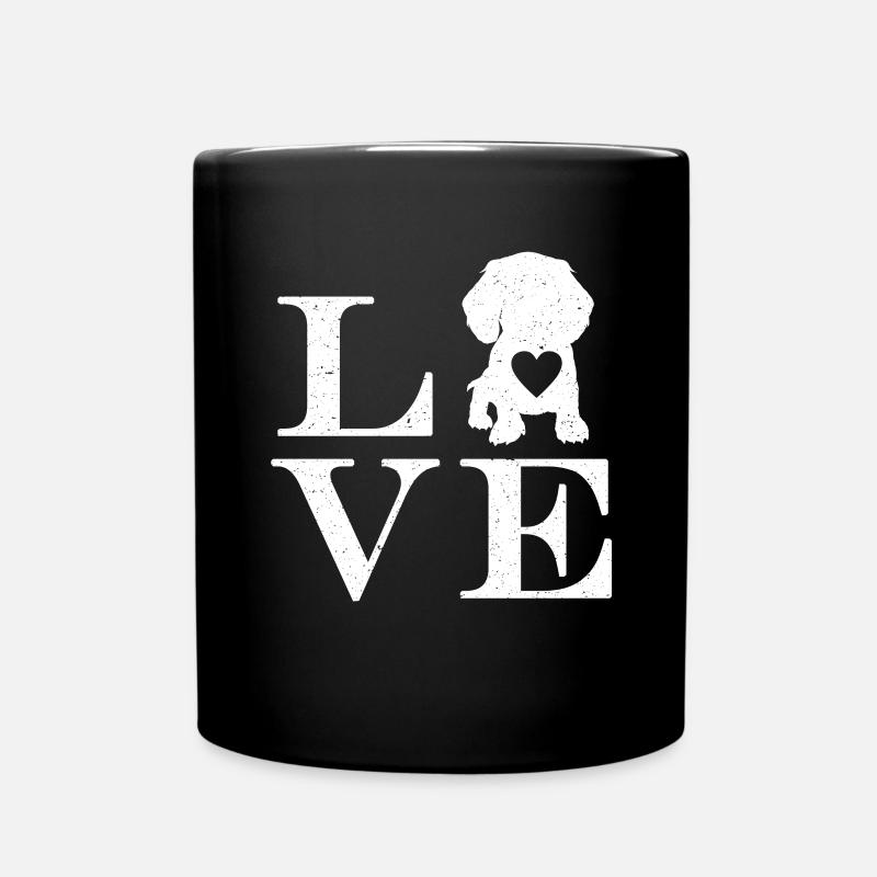 Dachshund Gift Dixie Viennese Doxie Dachshund - Full Colour Mug - black