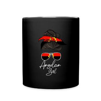 Angola - Mug uni - noir - Devant