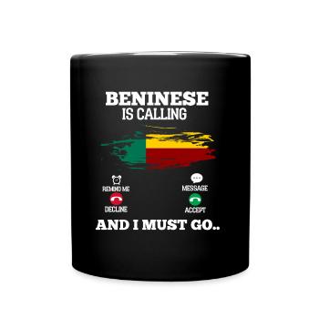 Benin - Full Colour Mug - black - Front