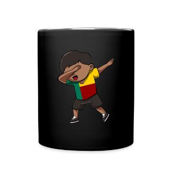 Benin - Tasse einfarbig - Schwarz - Vorne