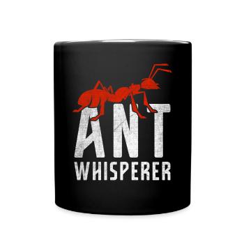 Ant Whisperer Ameisen Farm - Full Colour Mug - black - Front