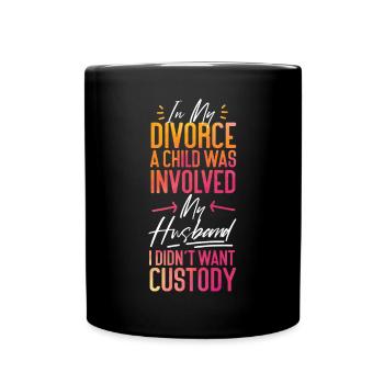 Happy Divorce Party dans mon divorce - Mug uni - noir - Devant