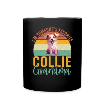 Cadeaux Collie - Mug uni - noir - Devant
