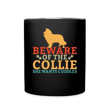 Cadeaux Collie - Mug uni - noir - Devant