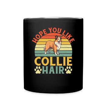 Cadeaux Collie - Mug uni - noir - Devant