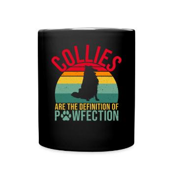 Cadeaux Collie - Mug uni - noir - Devant