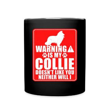 Cadeaux Collie - Mug uni - noir - Devant