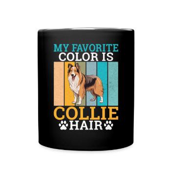 Cadeaux Collie - Mug uni - noir - Devant