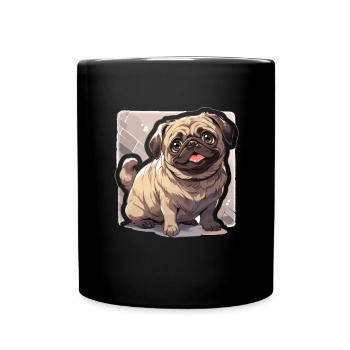Carlin Carlin Chien Pug Cadeaux Carlin Amoureux du Carlin - Mug uni - noir - Devant