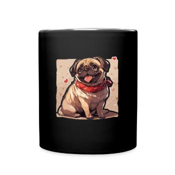 Carlin Carlin Chien Pug Cadeaux Carlin Amoureux du Carlin - Mug uni - noir - Devant
