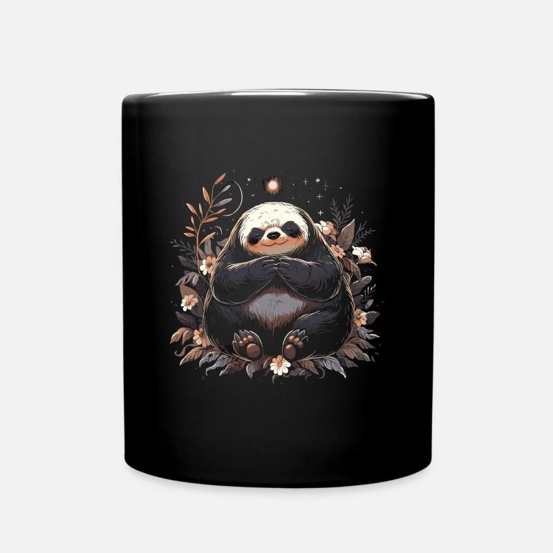 Sloth, Sloth, Sloth, Funny Sloth, Sloth - Full Colour Mug - black