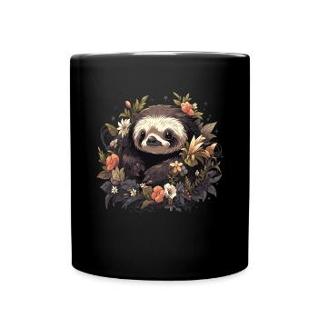 Paresse, Paresse, Paresse, Drôle de paresseux, Paresseux - Mug uni - noir - Devant