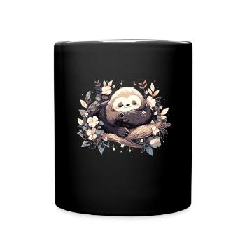 Paresse, Paresse, Paresse, Drôle de paresseux, Paresseux - Mug uni - noir - Devant