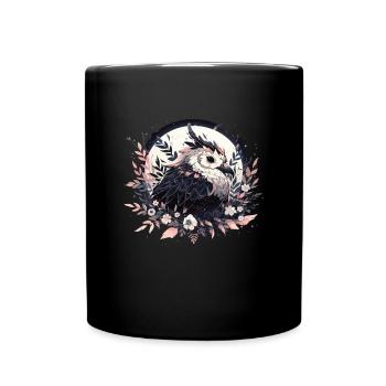 Bird Birds Bird Head Bird Animals Nature - Full Colour Mug - black - Front