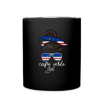 Cape Verde - Tasse einfarbig - Schwarz - Vorne