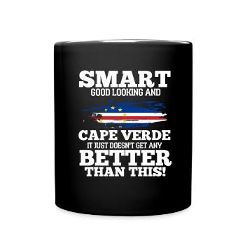 Cape Verde - Tasse einfarbig - Schwarz - Vorne