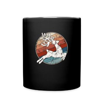 Moose Retro - Mug uni - noir - Devant
