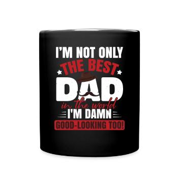 The Best Dad | Father's Day - Full Colour Mug - black - Front