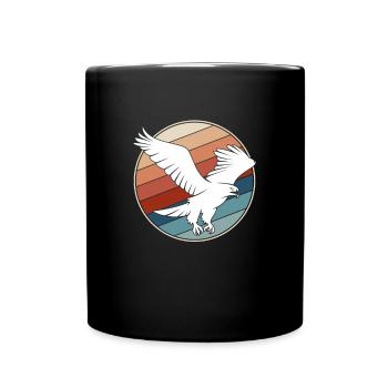 Adler Retro - Full Colour Mug - black - Front