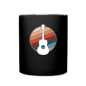 Guitar retro - Full Colour Mug - black - Front