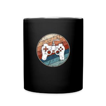 Gaming Retro - Full Colour Mug - black - Front