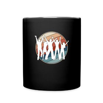 Danse Rétro - Mug uni - noir - Devant