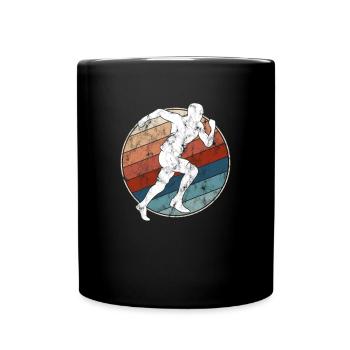 Jogging Rétro - Mug uni - noir - Devant