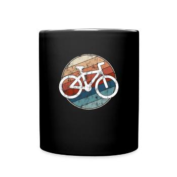 Vélo Rétro - Mug uni - noir - Devant