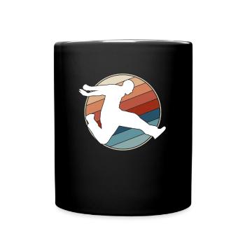 Parkour Retro - Full Colour Mug - black - Front