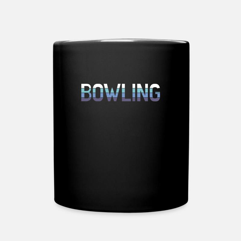 Bowling - Tasse einfarbig - Schwarz