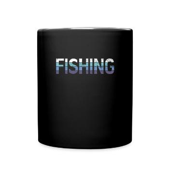 Angling - Full Colour Mug - black - Front