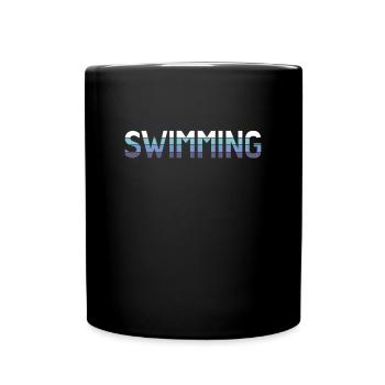 Nager - Mug uni - noir - Devant