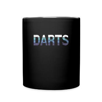 Darts - Tasse einfarbig - Schwarz - Vorne
