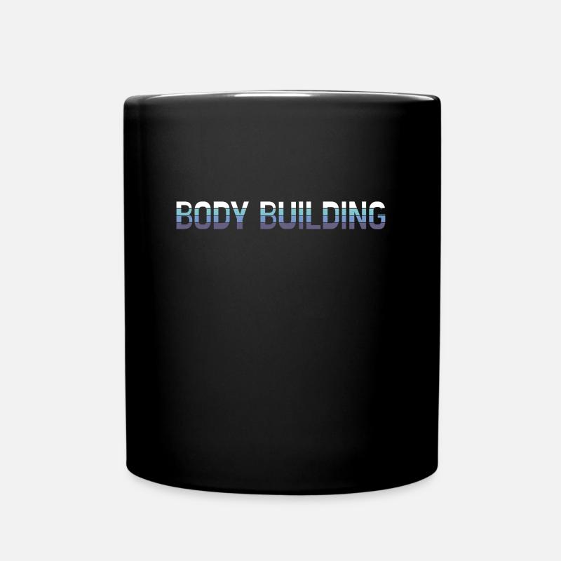 Body building - Tasse einfarbig - Schwarz