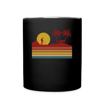 Détecteur de métaux Chasse au trésor Détecteur - Mug uni - noir - Devant
